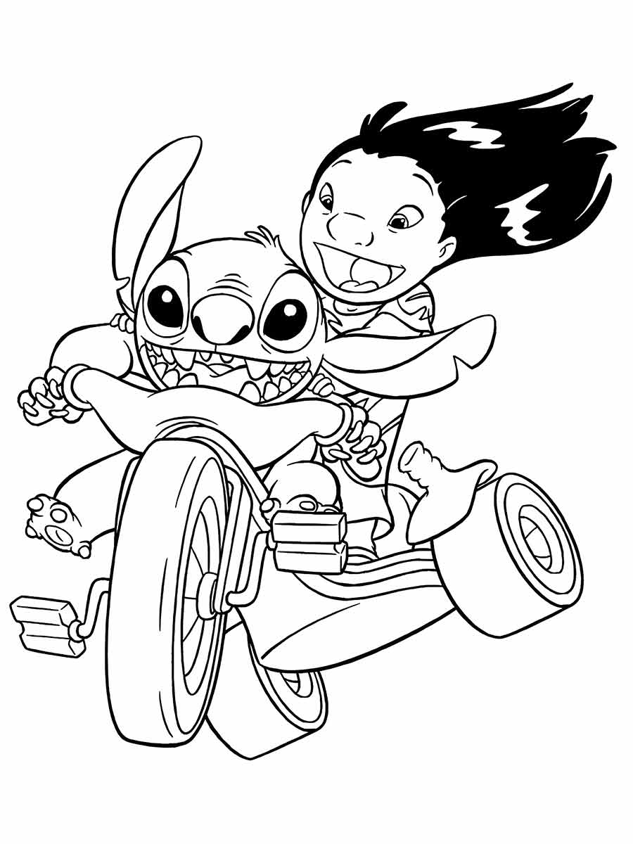 Lillo and Stich coloring page (24)