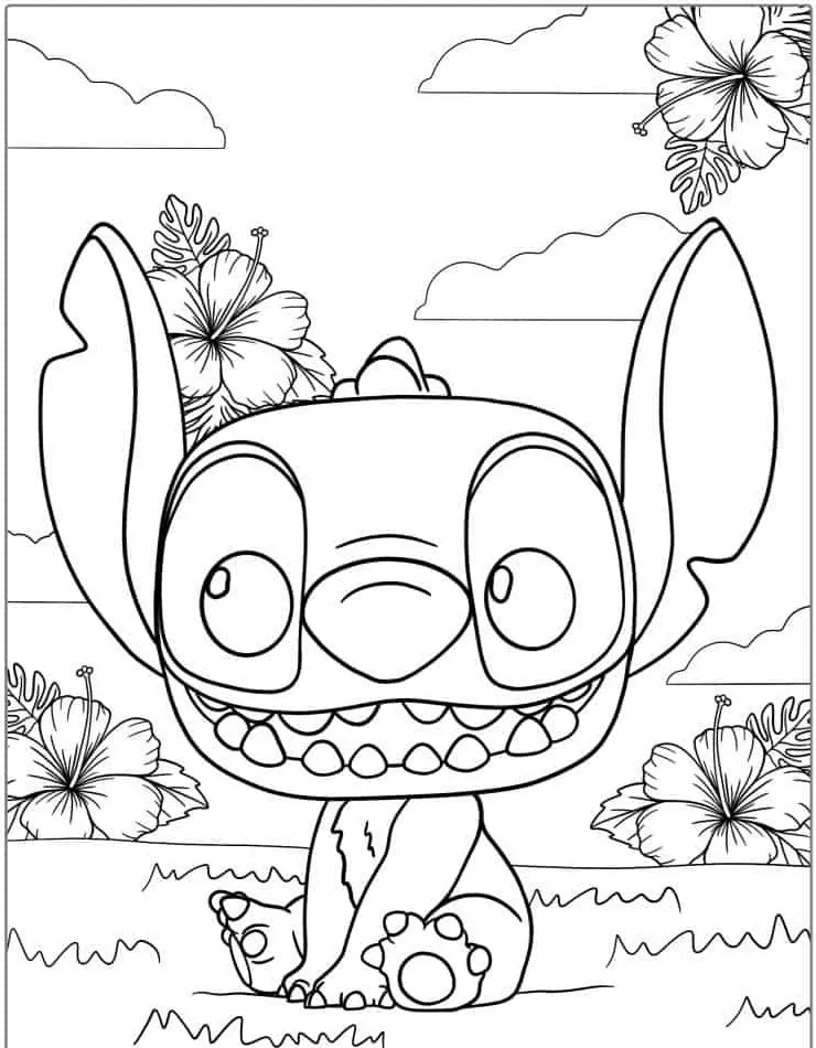 Lillo and Stich coloring page (24)