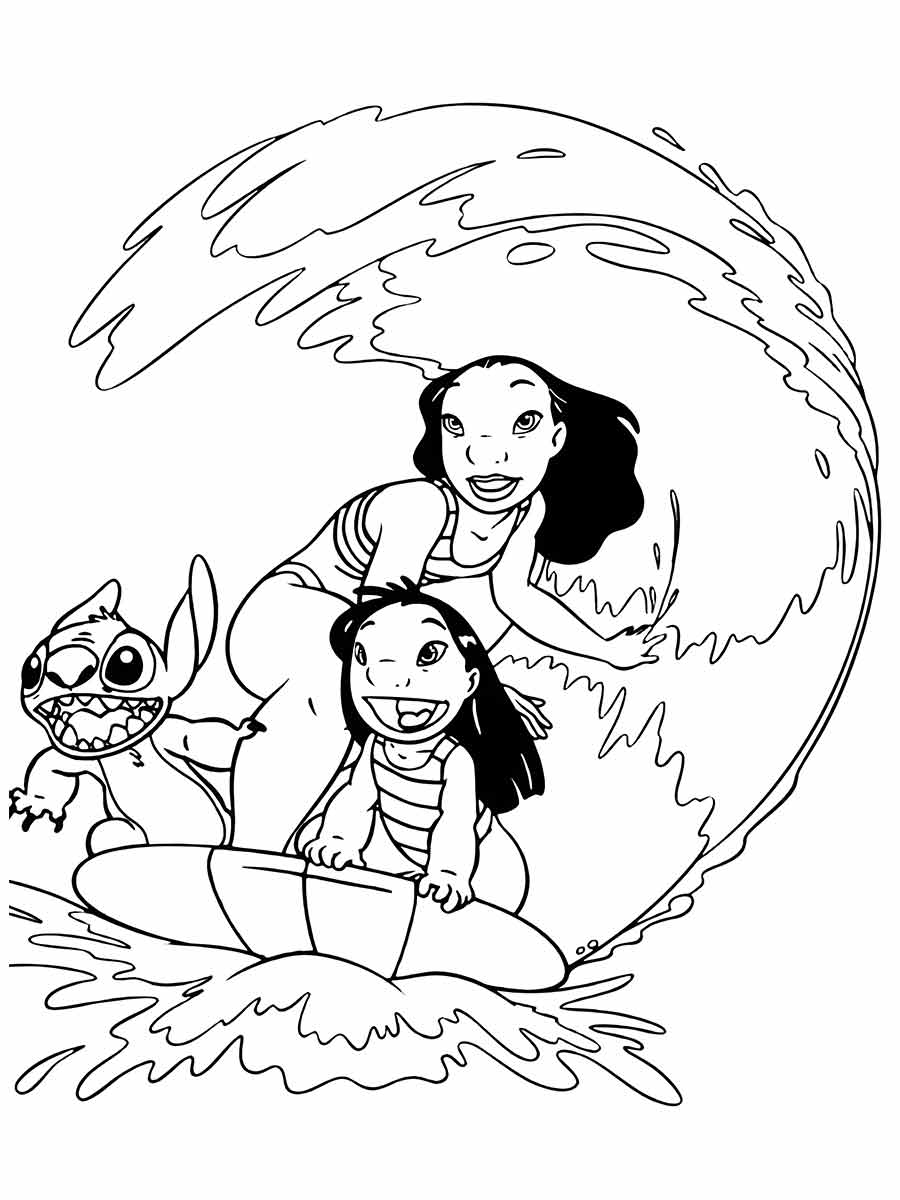 Lillo and Stich coloring page (26)