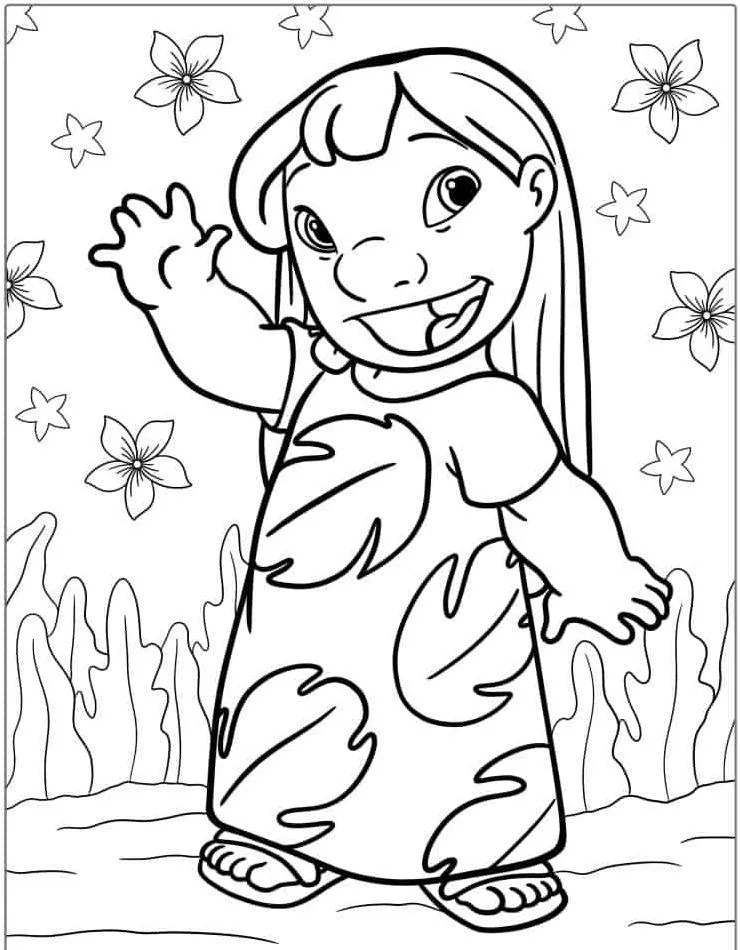 Lillo and Stich coloring page (26)