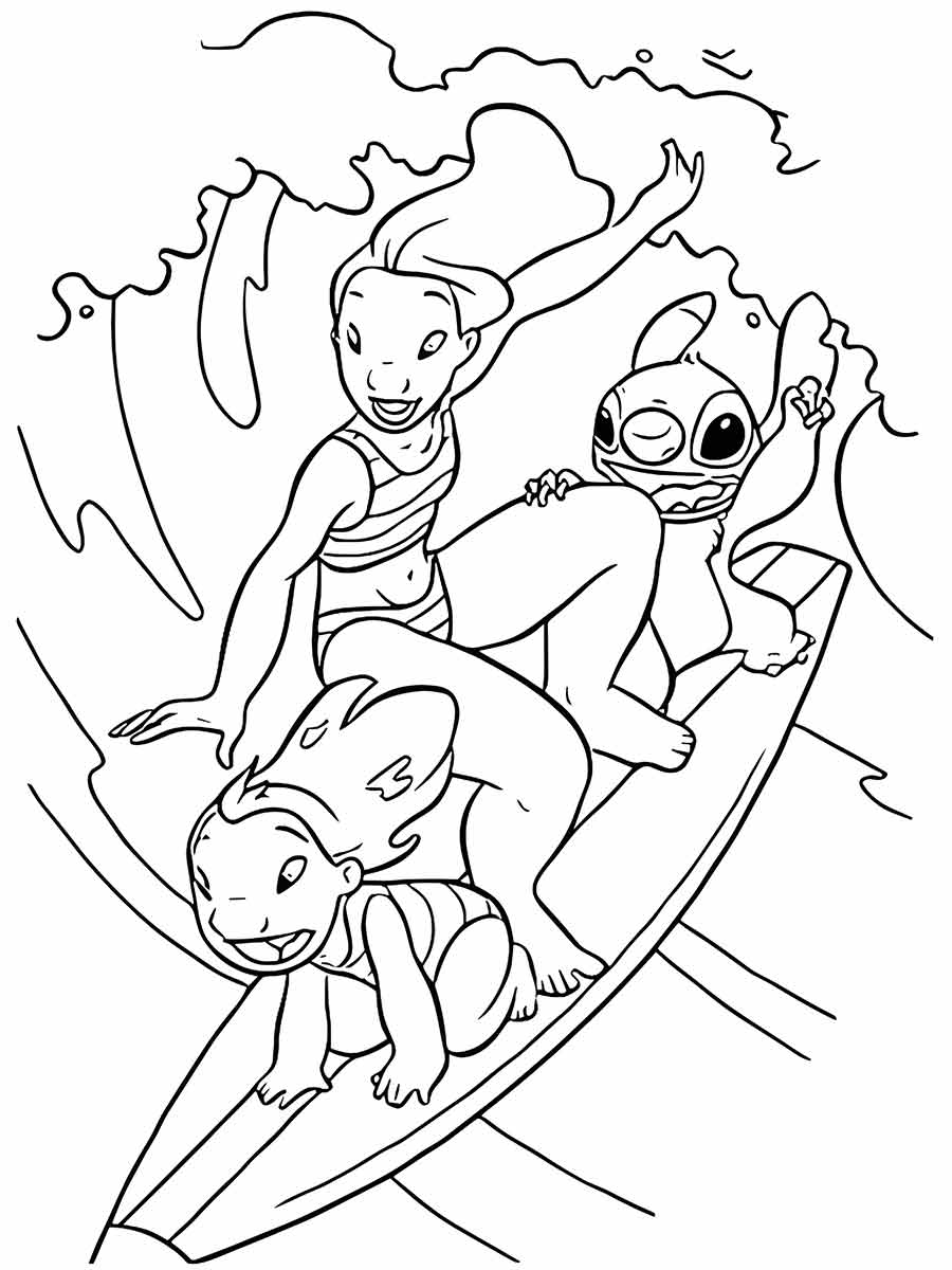 Lillo and Stich coloring page (27)