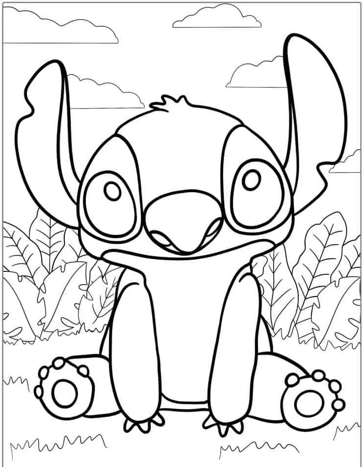 Lillo and Stich coloring page (27)