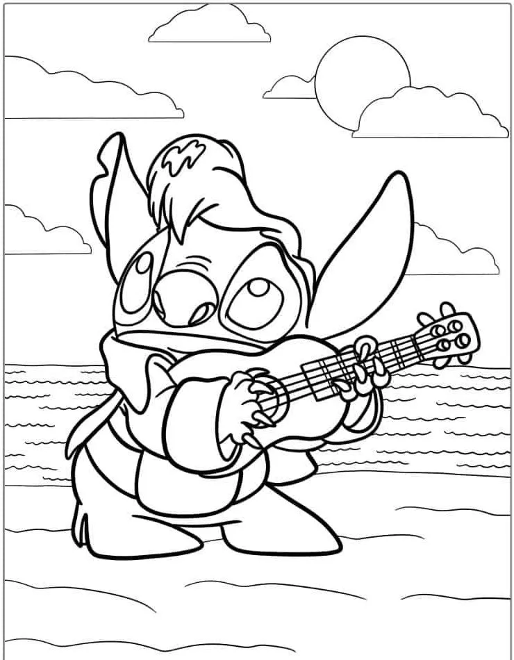 Lillo and Stich coloring page (28)