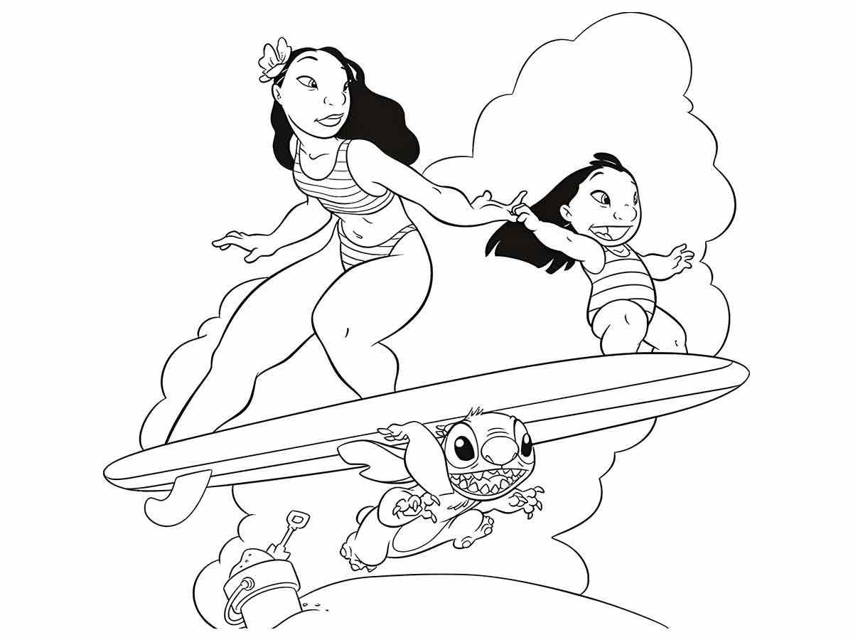 Lillo and Stich coloring page (29)