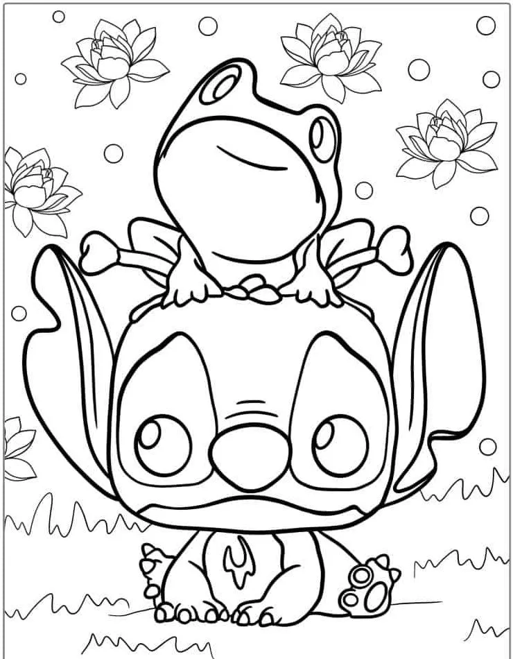 Lillo and Stich coloring page (29)