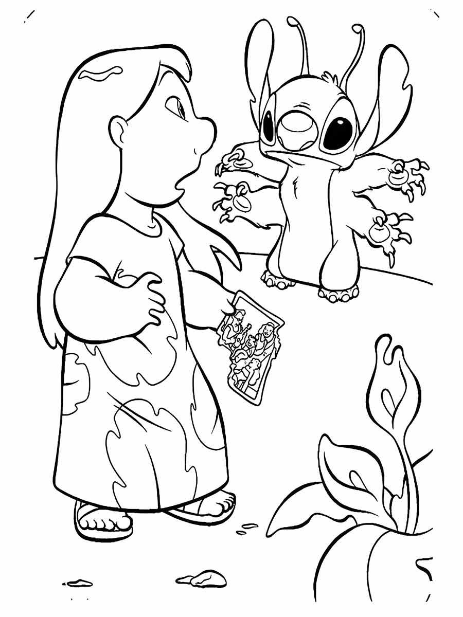 Lillo and Stich coloring page (30)