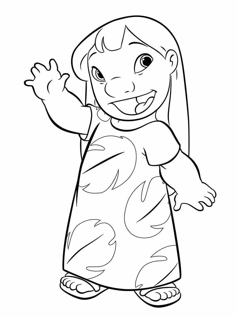 Lillo and Stich coloring page (37)