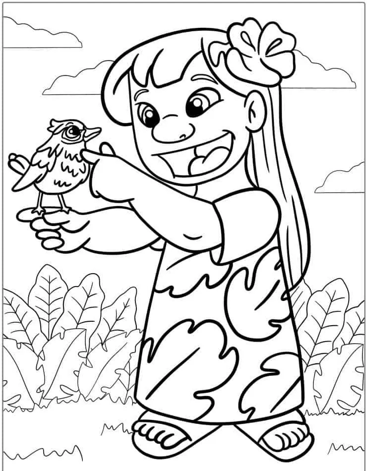 Lillo and Stich coloring page (40)