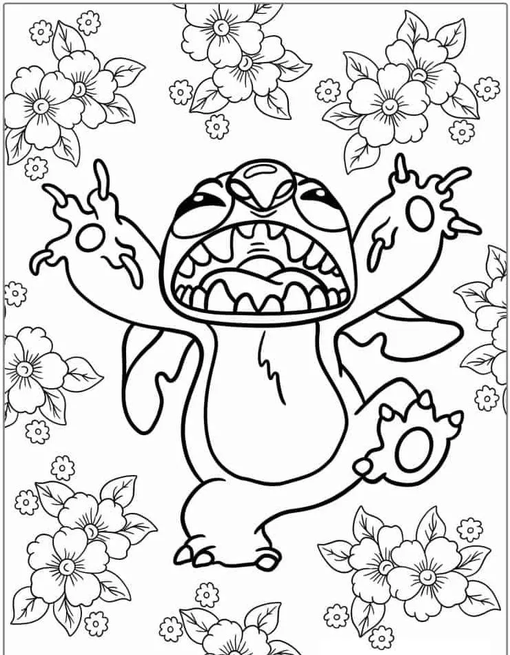 Lillo and Stich coloring page (45)