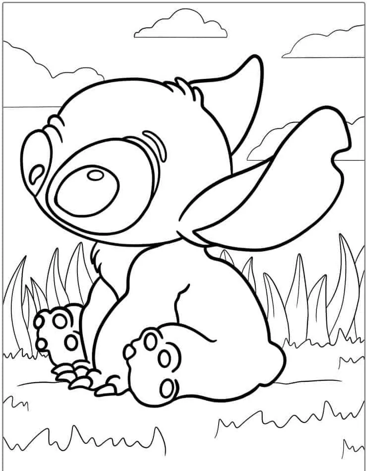 Lillo and Stich coloring page (48)