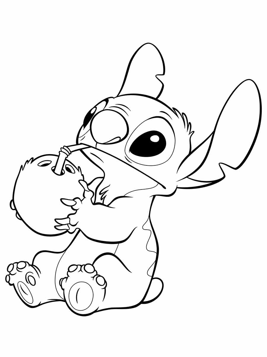 Lillo and Stich coloring page (49)