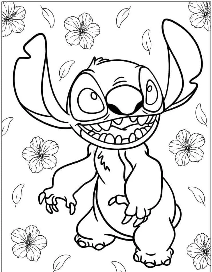 Lillo and Stich coloring page (49)