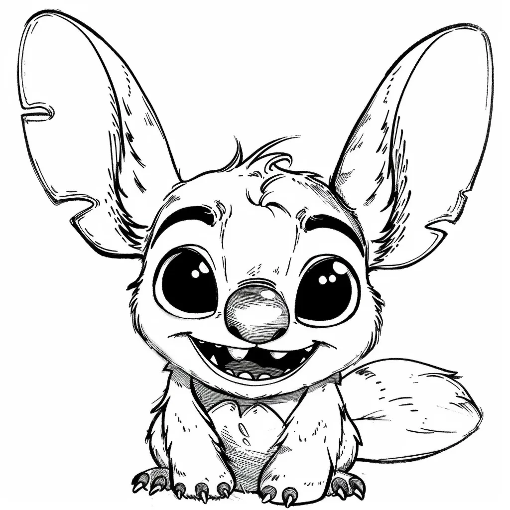 Lillo and Stich coloring page (5)