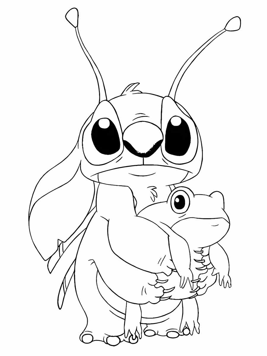 Lillo and Stich coloring page (50)