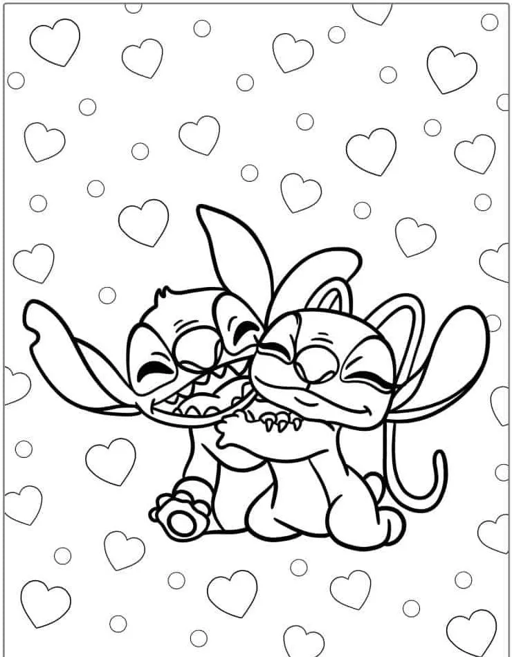 Lillo and Stich coloring page (51)