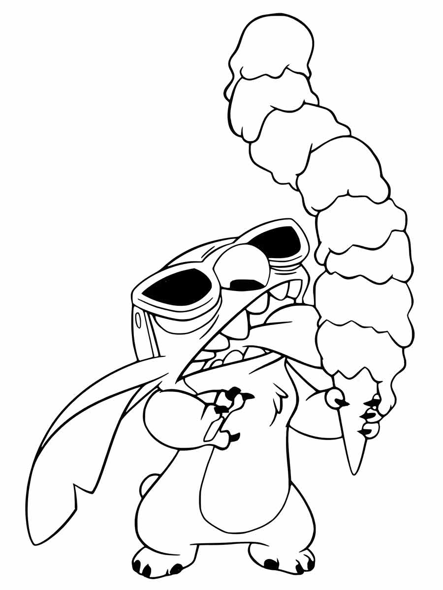 Lillo and Stich coloring page (52)