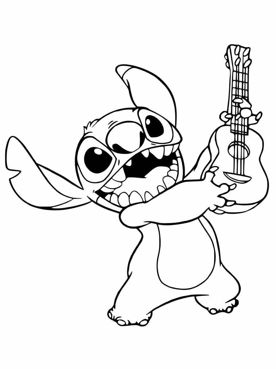 Lillo and Stich coloring page (53)