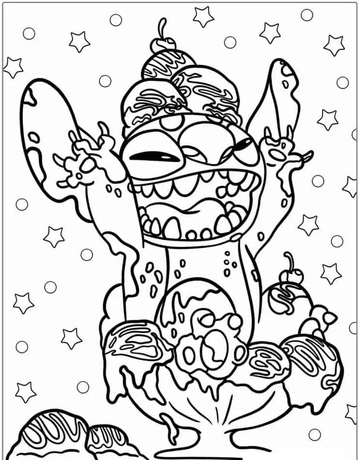 Lillo and Stich coloring page (53)