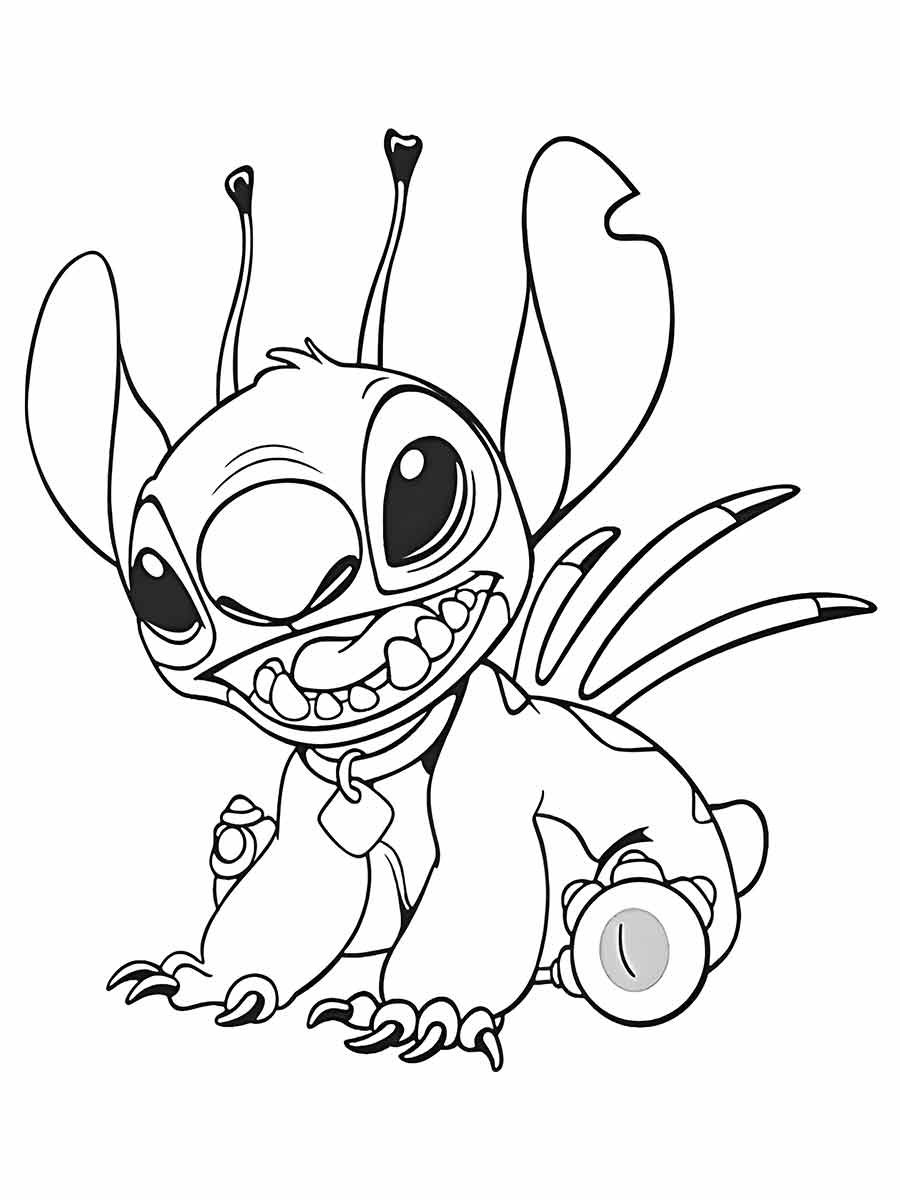 Lillo and Stich coloring page (54)