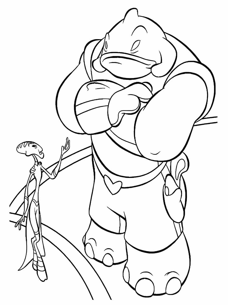 Lillo and Stich coloring page (57)