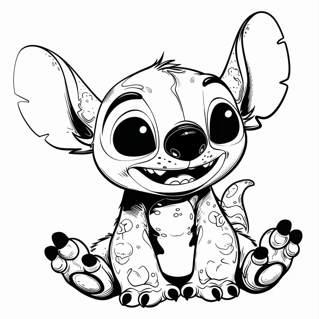 Lillo and Stich coloring page (6)