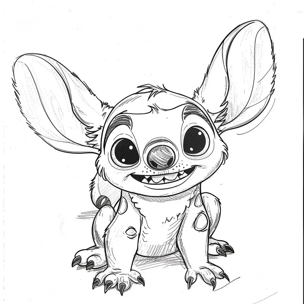 Lillo and Stich coloring page (7)