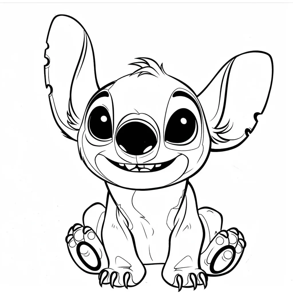 Lillo and Stich coloring page (8)