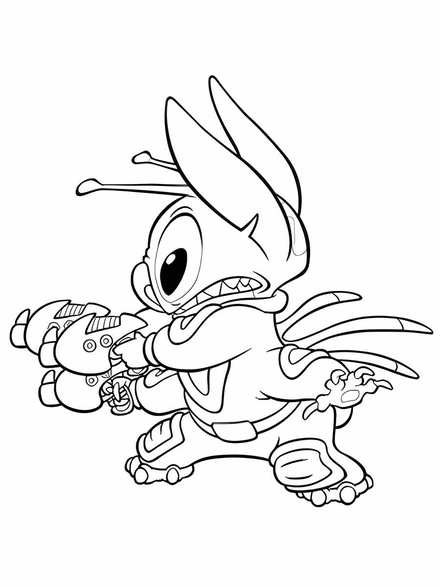 Lillo and Stich coloring page (9)