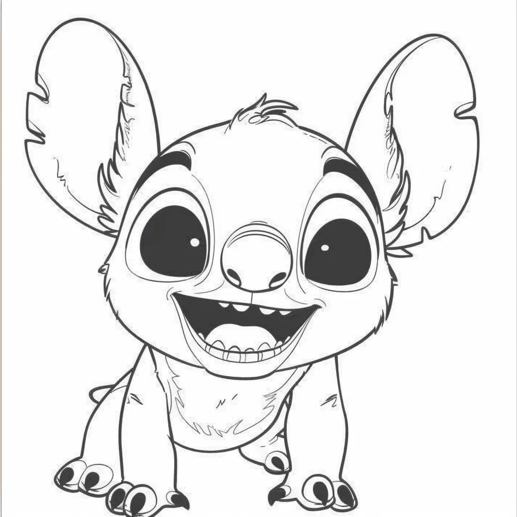 Lillo and Stich coloring page (9)