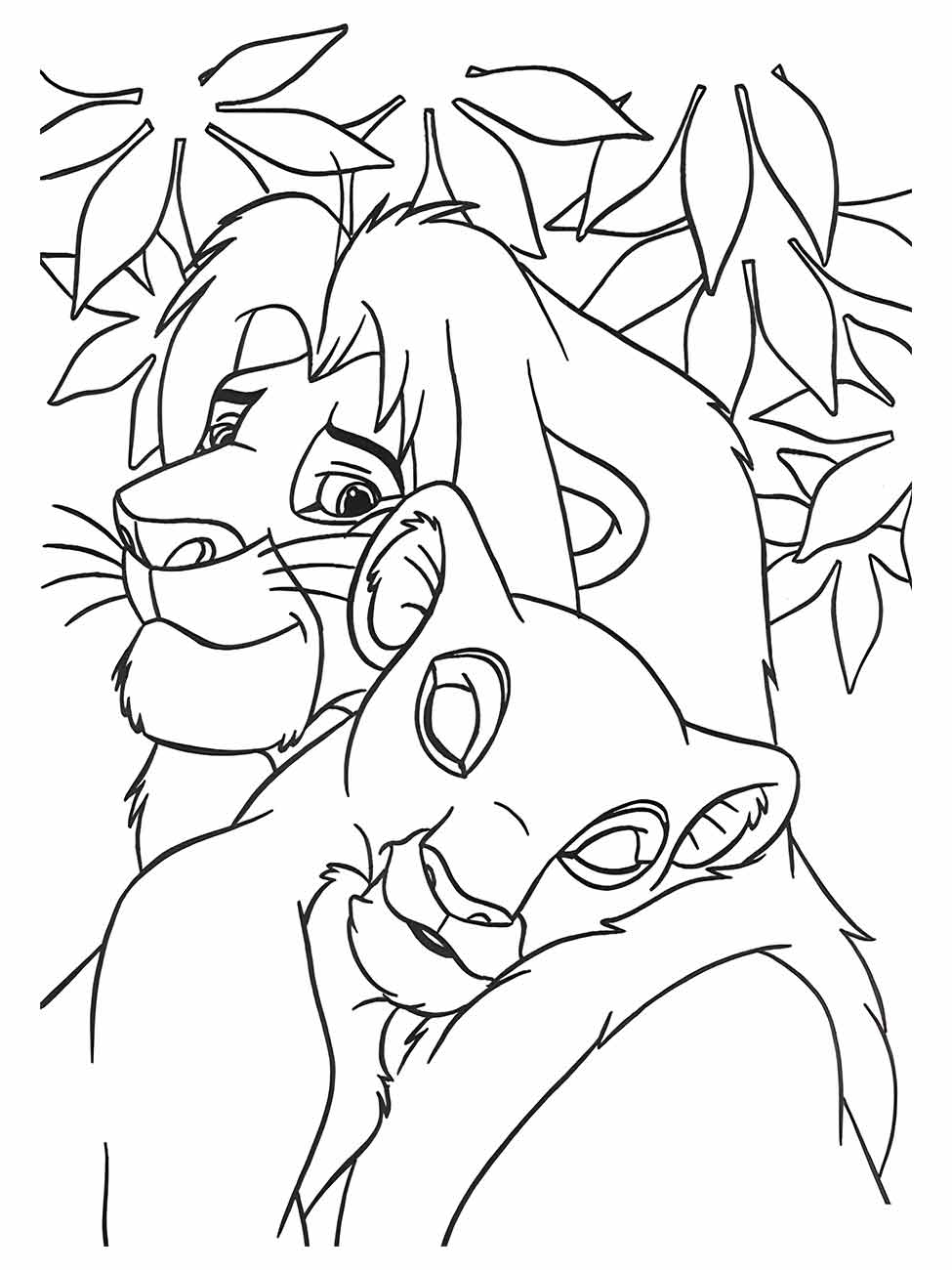 Lion king coloring page (1)