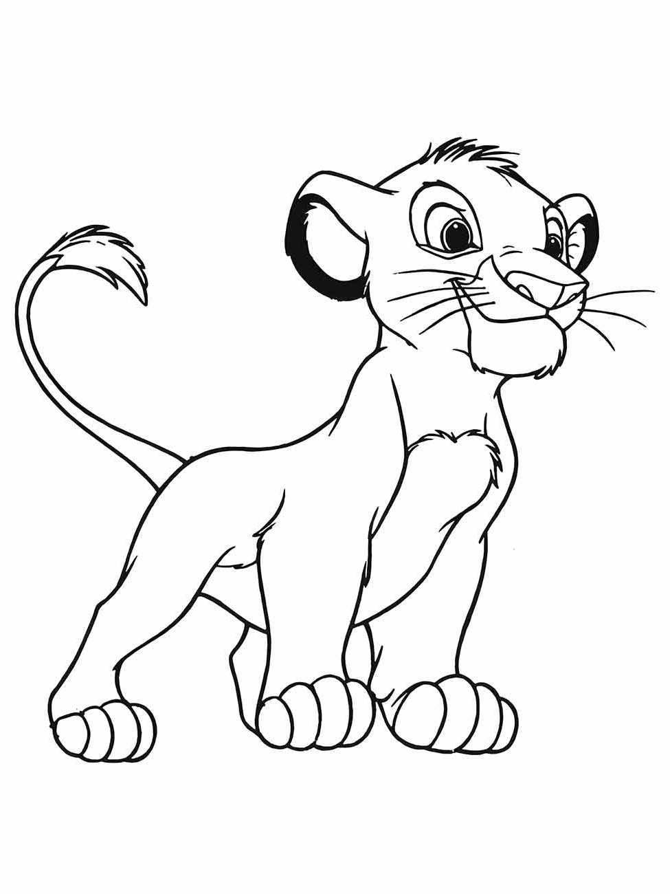 Lion king coloring page (11)