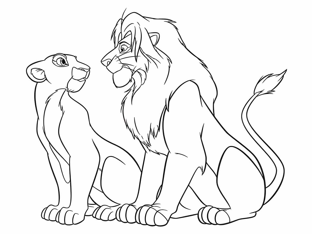 Lion king coloring page (13)