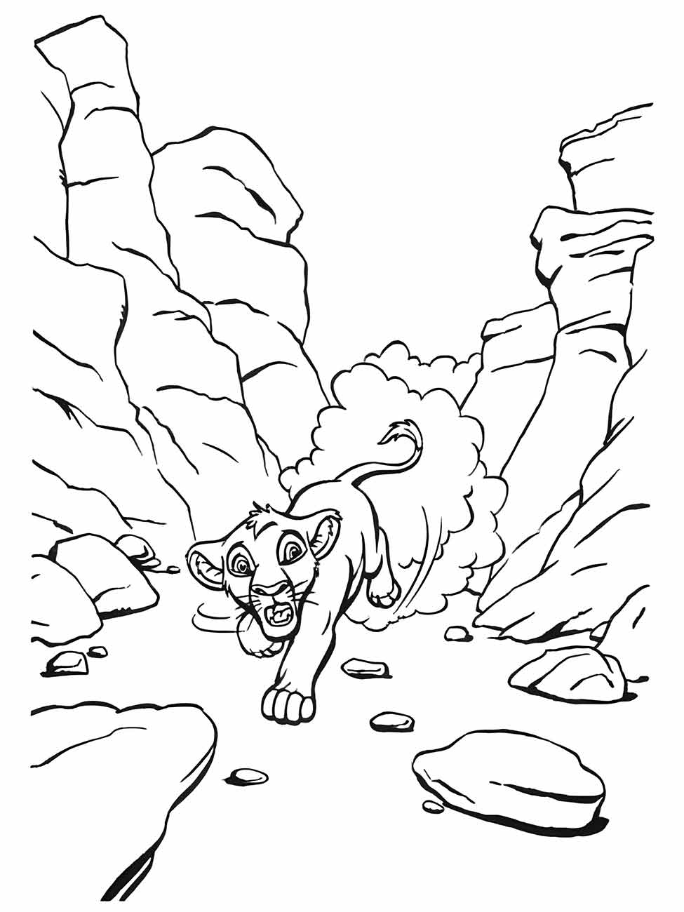 Lion king coloring page (14)