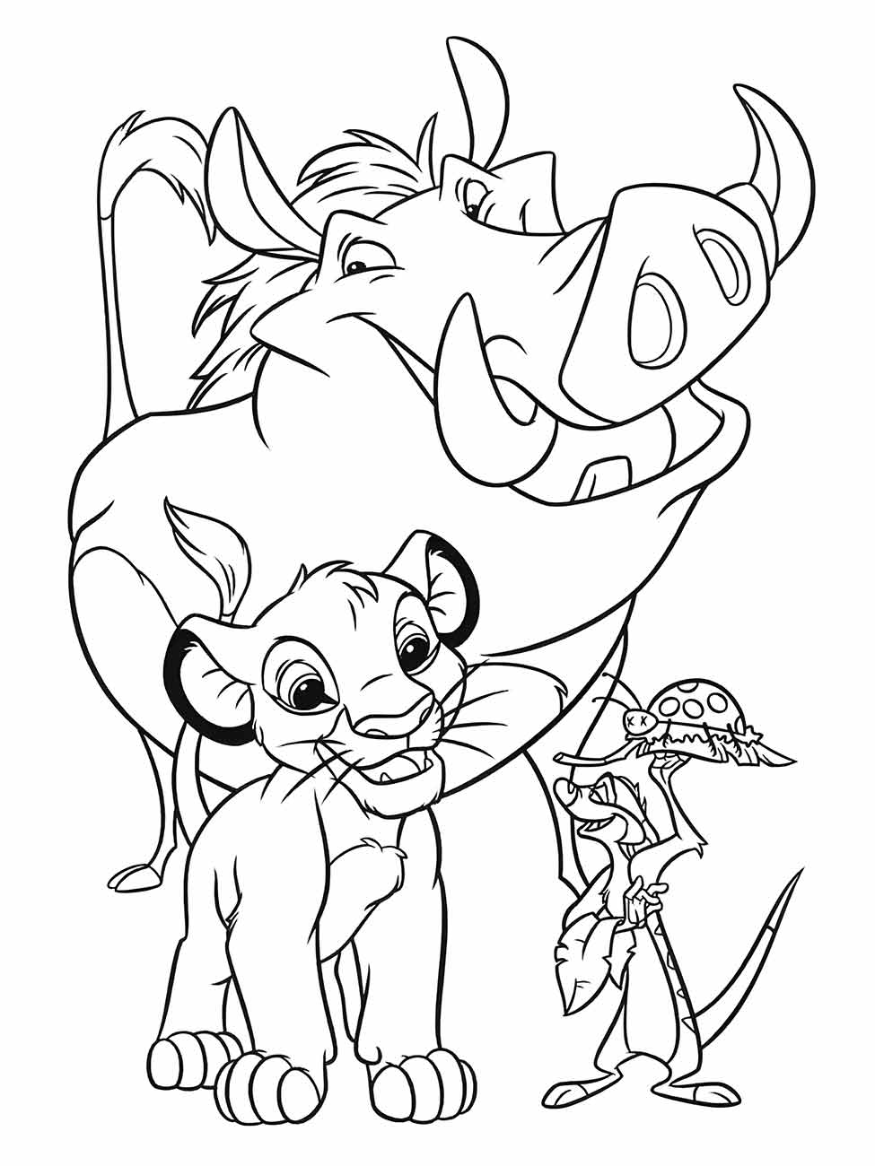 Lion king coloring page (15)