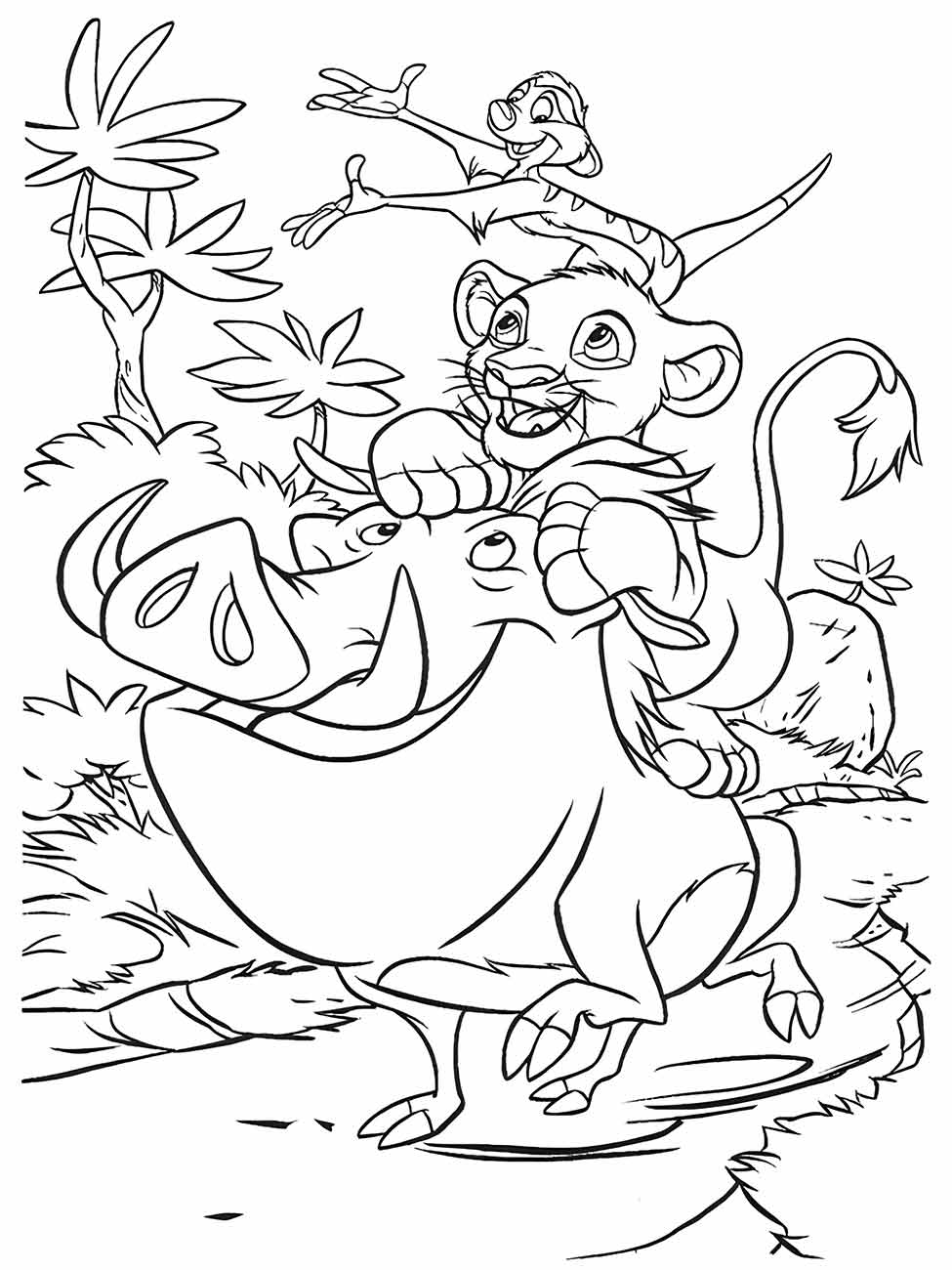 Lion king coloring page (16)