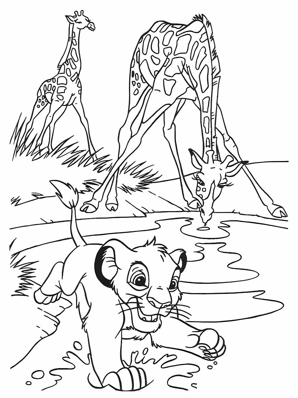 Lion king coloring page (19)