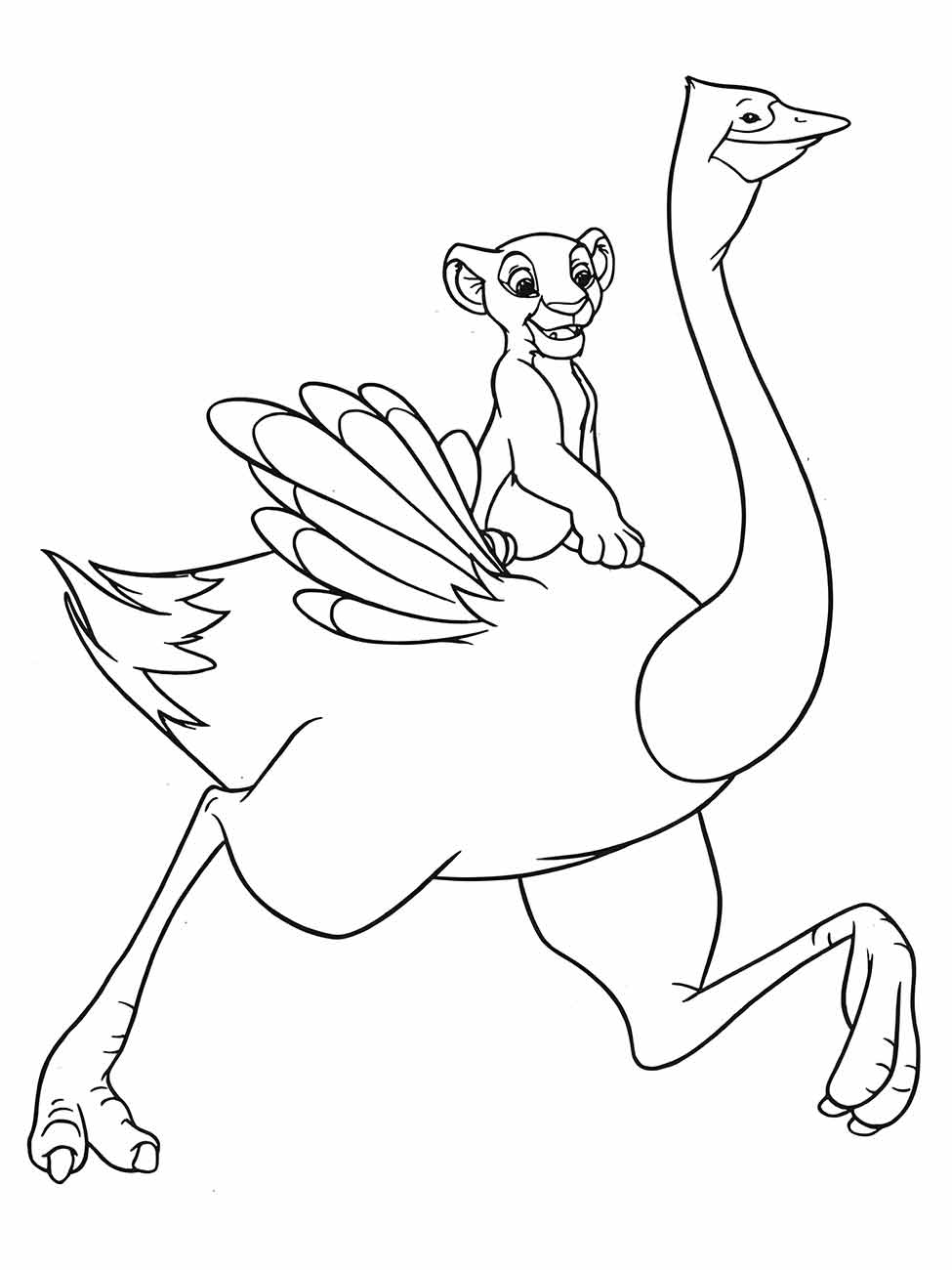 Lion king coloring page (20)