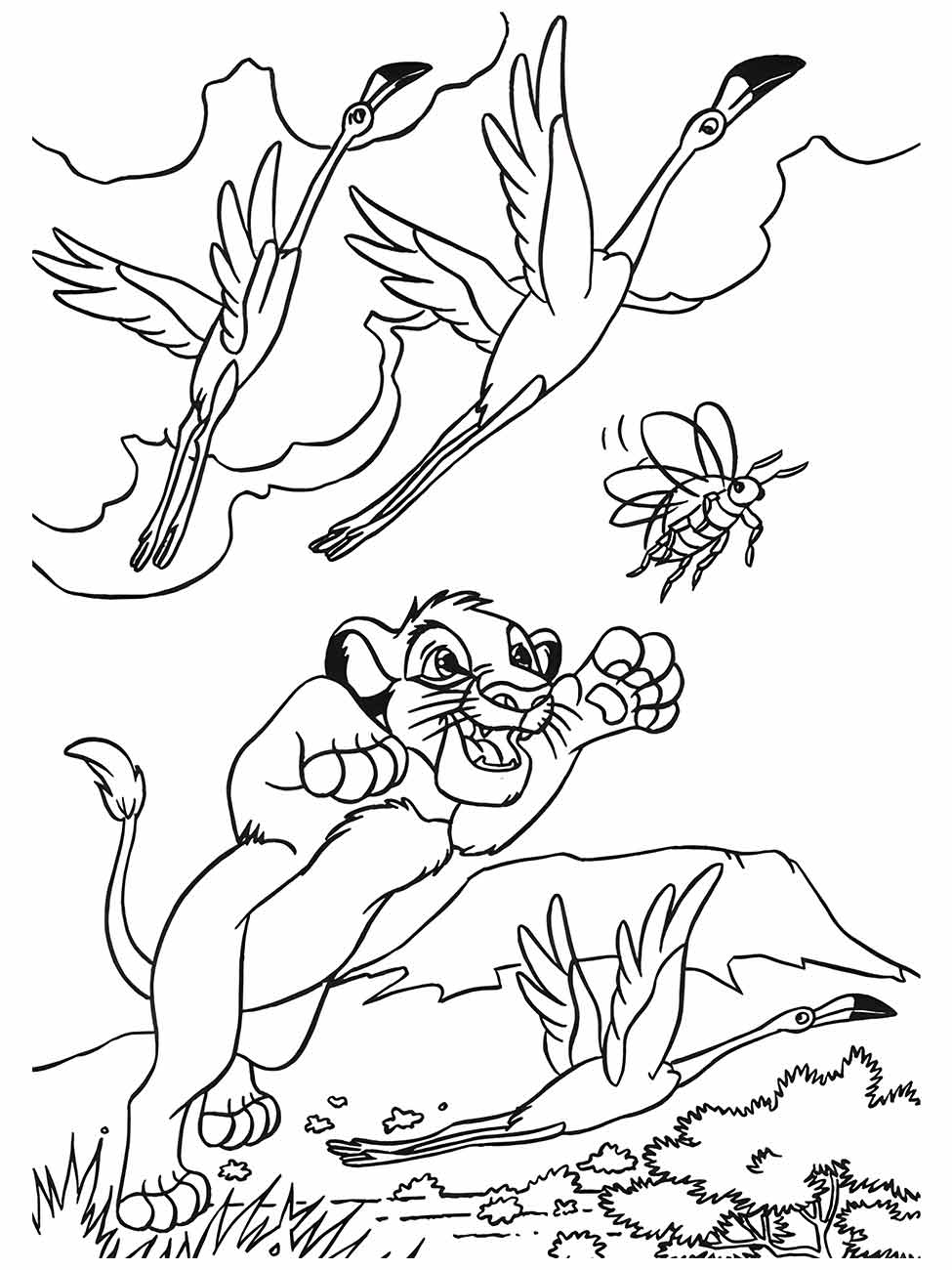 Lion king coloring page (21)