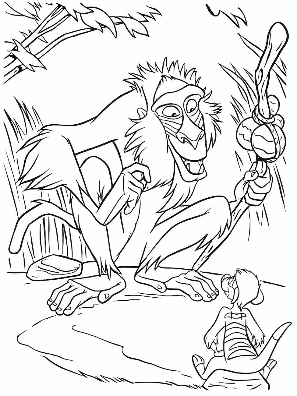 Lion king coloring page (27)