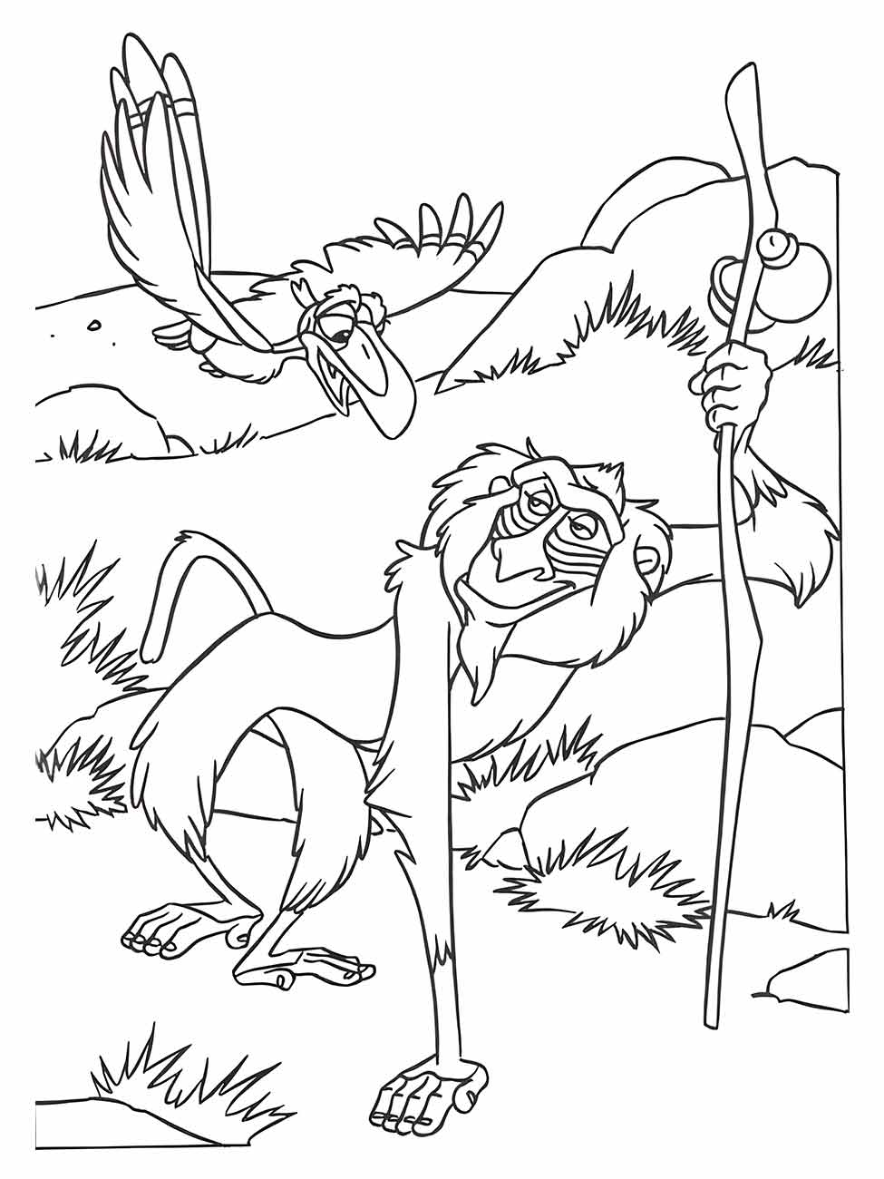 Lion king coloring page (29)