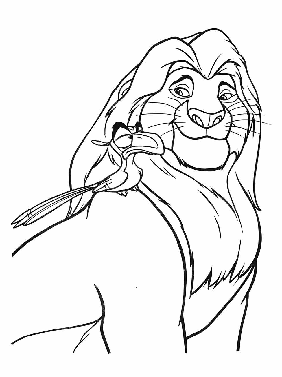 Lion king coloring page (30)