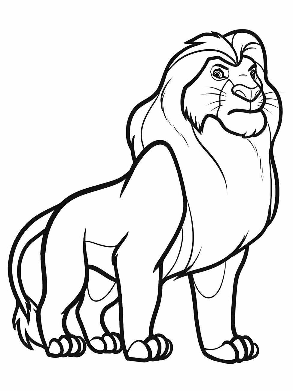 Lion king coloring page (31)