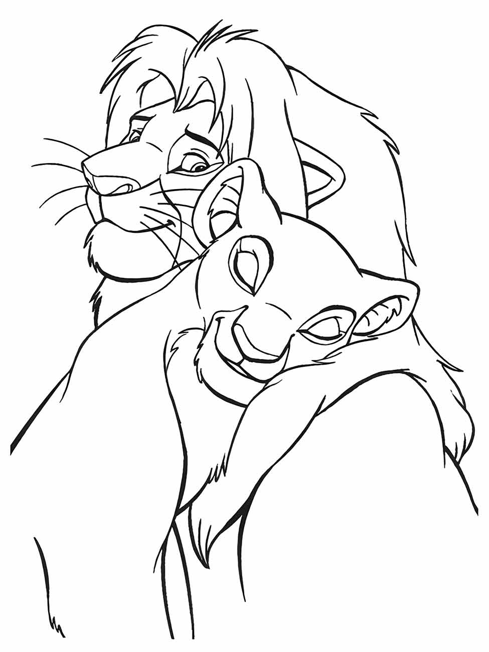 Lion king coloring page (33)