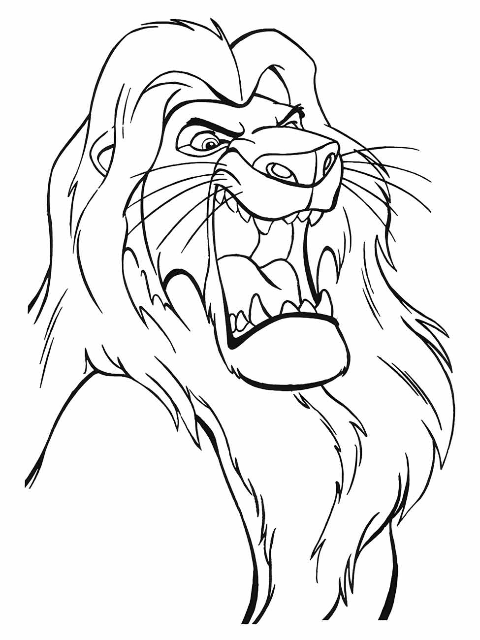 Lion king coloring page (34)