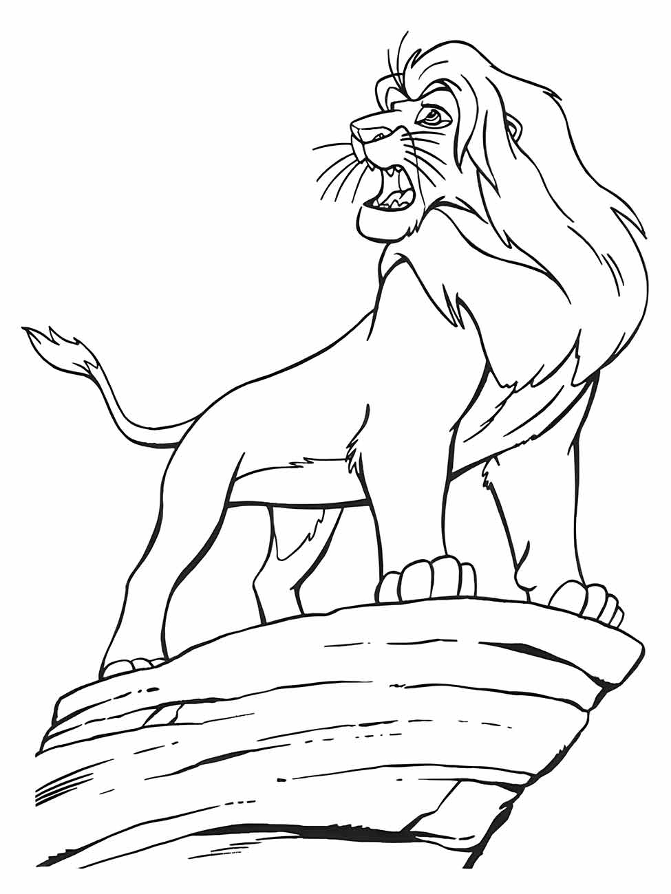 Lion king coloring page (35)