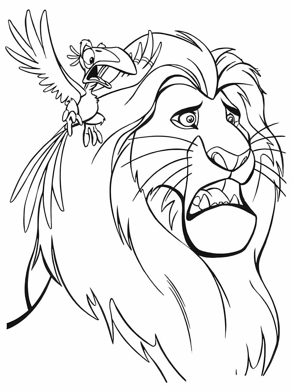 Lion king coloring page (36)