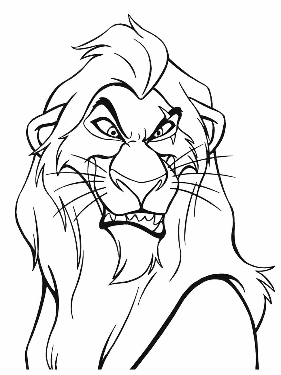 Lion king coloring page (37)