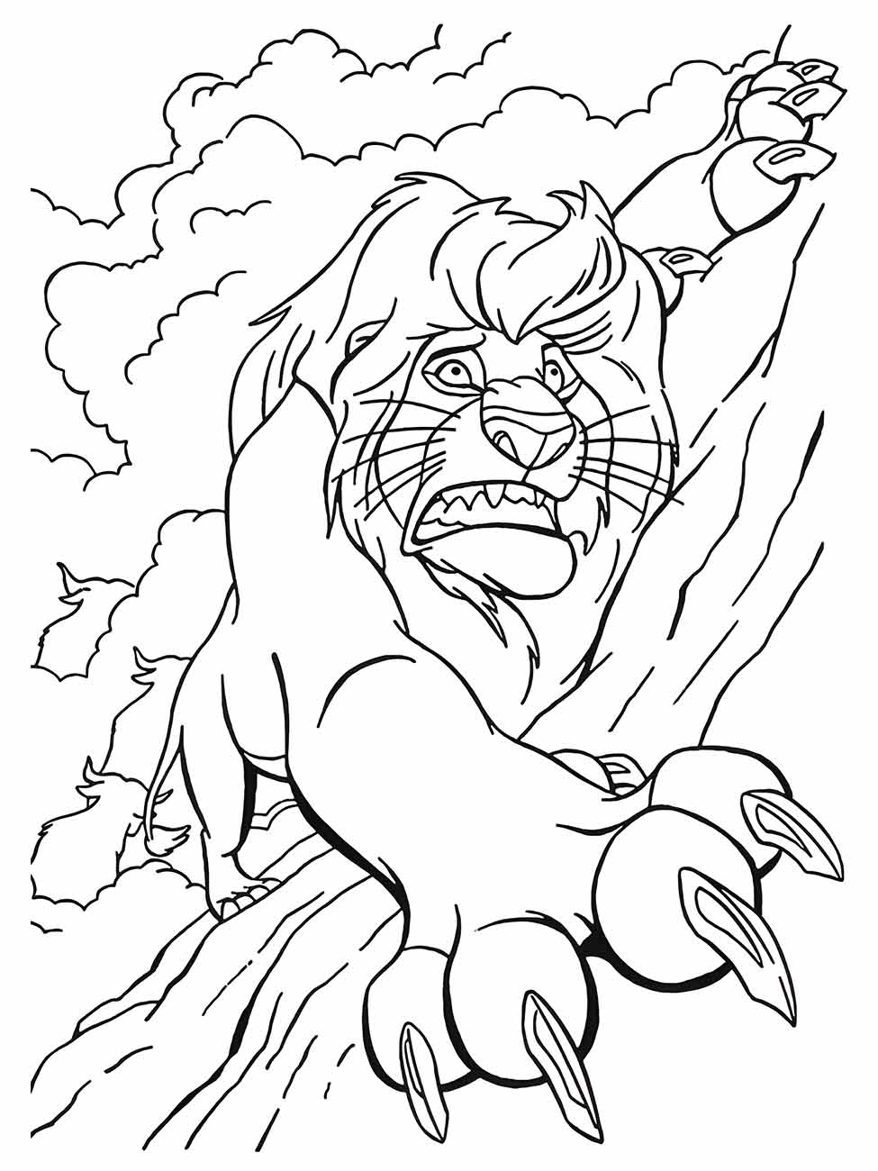 Lion king coloring page (38)