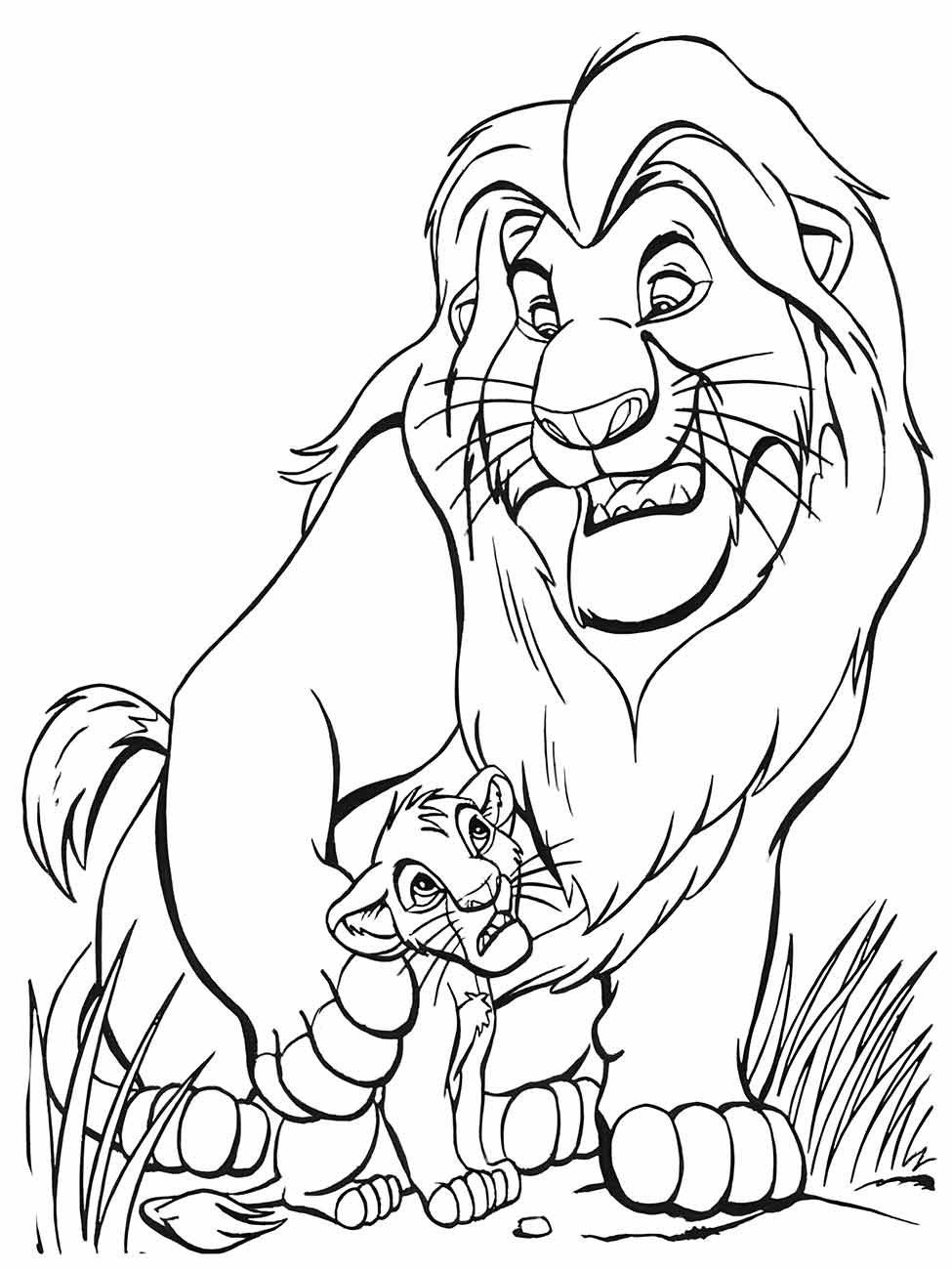 Lion king coloring page (39)