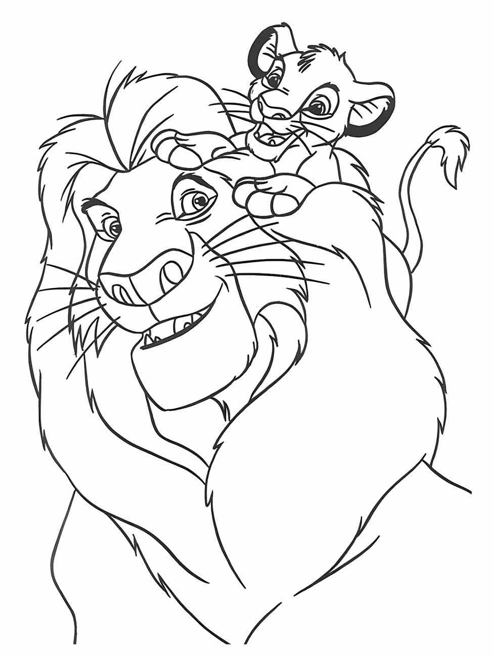 Lion king coloring page (40)